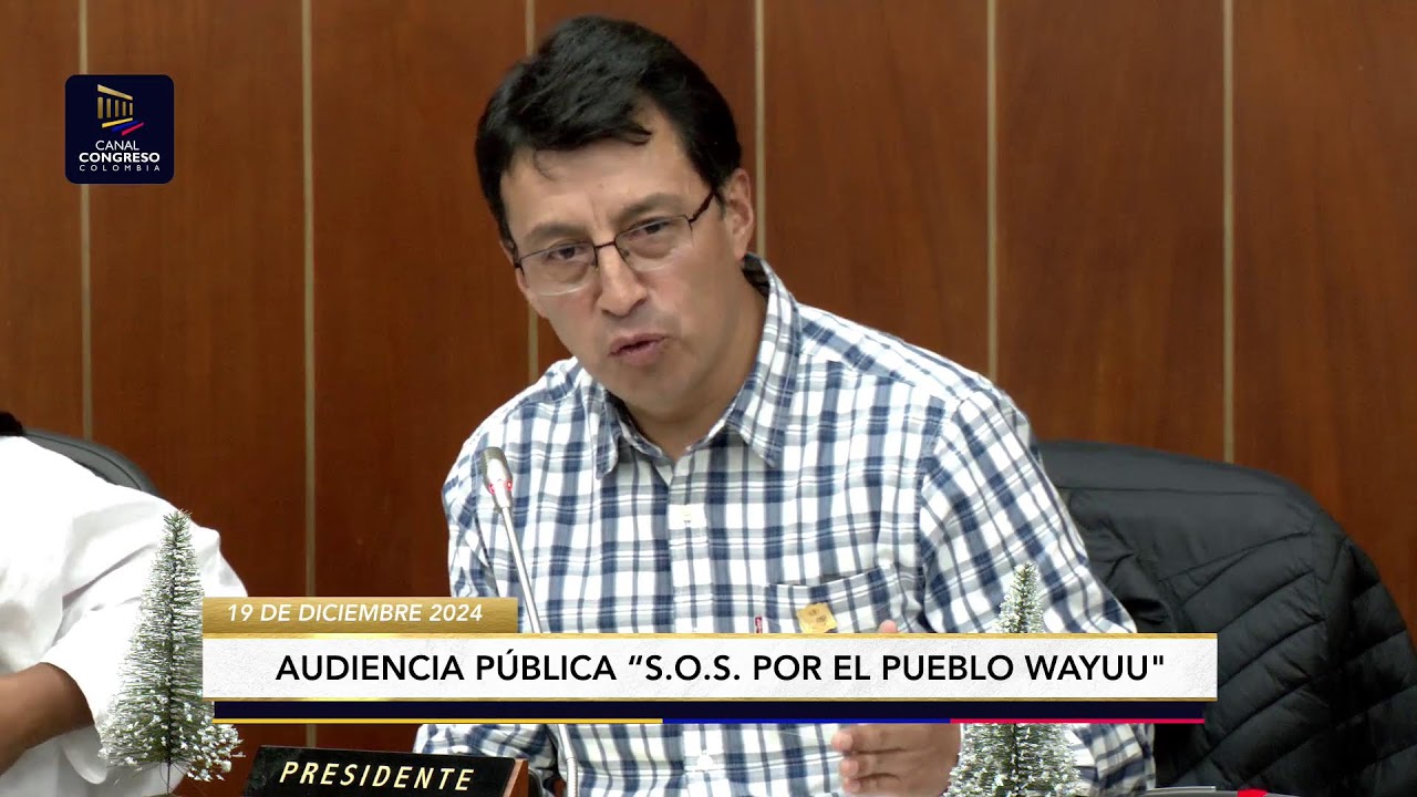 Audiencia pública S.O.S. por el pueblo Wayuú
