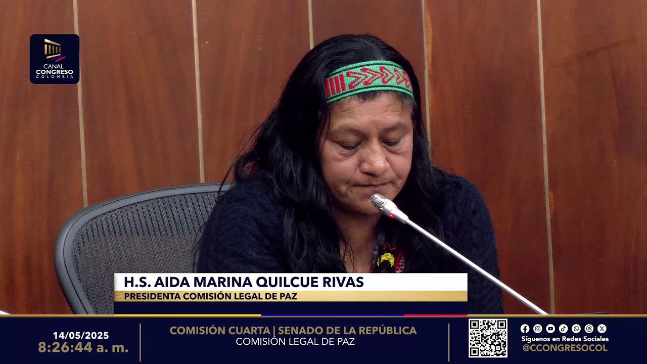 Sesión extraordinaria de la Comisión Legal de Paz - 14 de mayo de 2025
